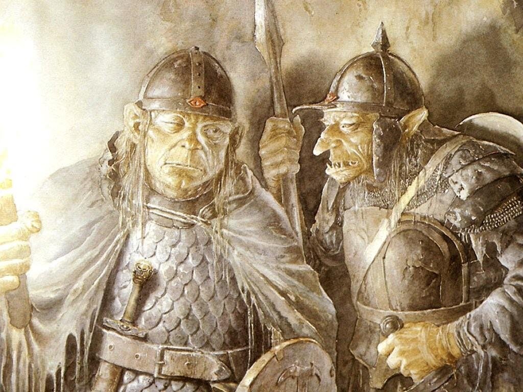 Орки. Иллюстрация к «Властелину колец».