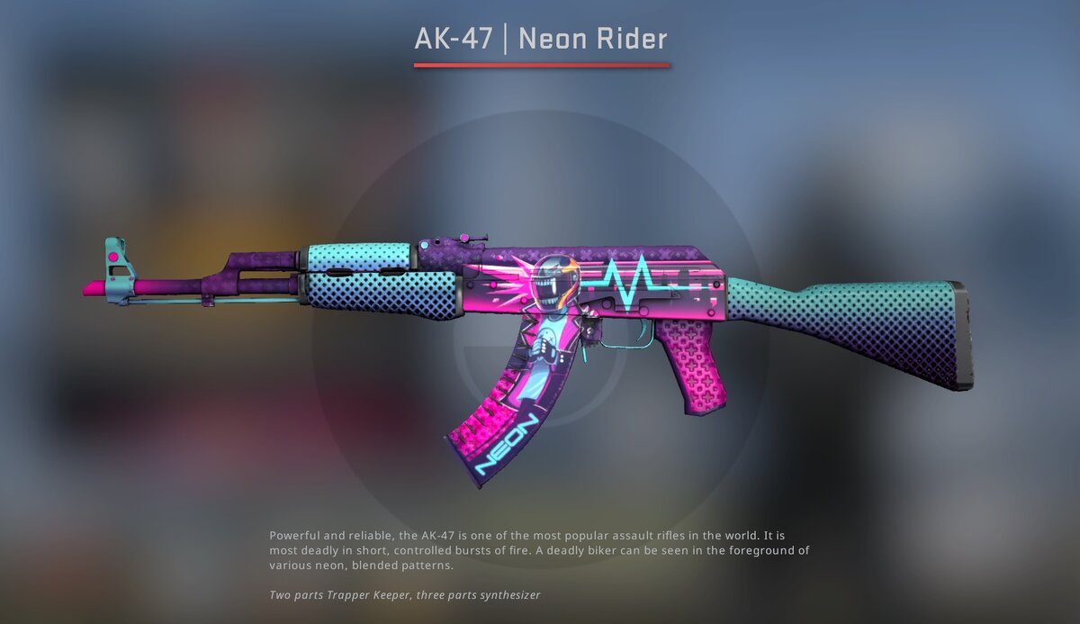 AK-47 | Неоновый гонщик
