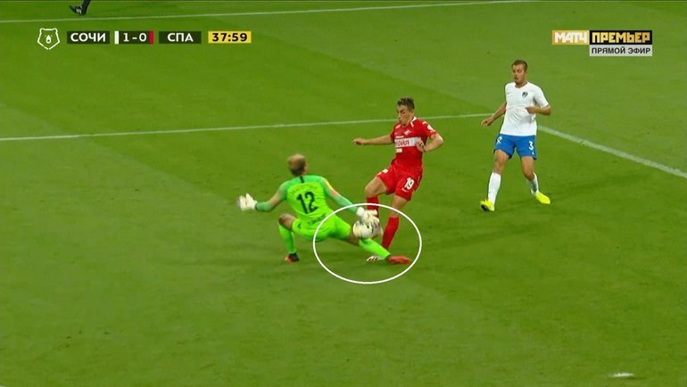 По моему мнению пенальти должен был быть.