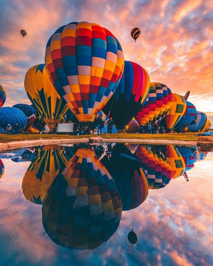 фестиваль воздушных шаров в Альбукерке