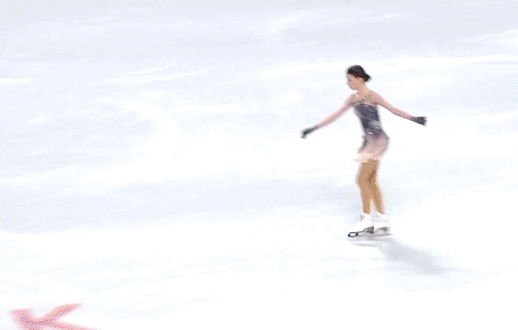 Анна Щербакова выполняет 4Л в произвольной программе на Чемпионате России 2020/21 в Челябинске (источник - youtu.be/0_KhxKAhRQE)