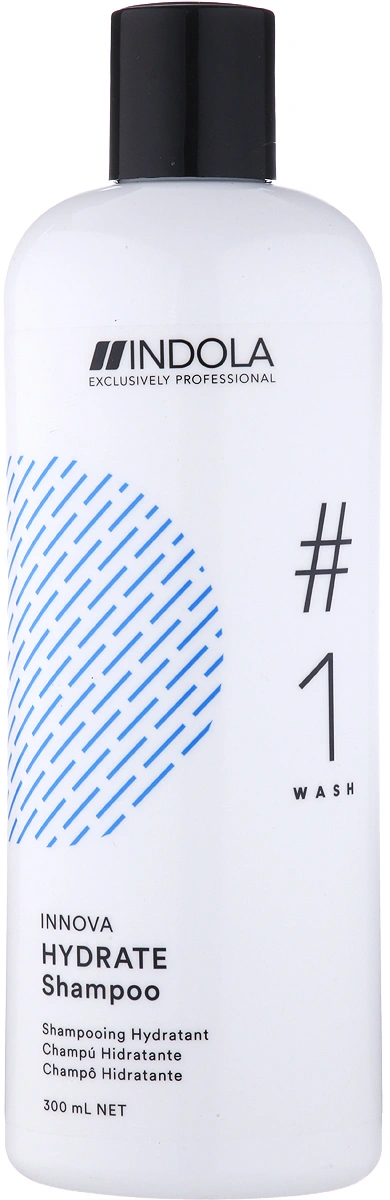 шампунь Indola Hydrate shampoo, так как зимой я всегда отдаю предпочтение увлажняющим продуктам.
