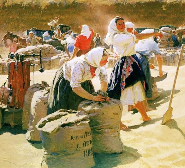 Описание картины хлеб