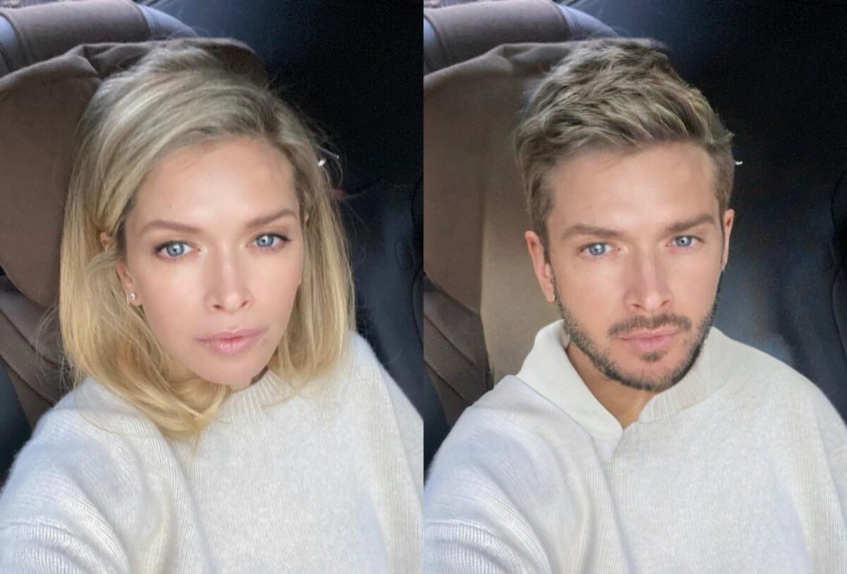 А будь она мужчиной,сколько женских сердечек разбил бы этот красавчик?