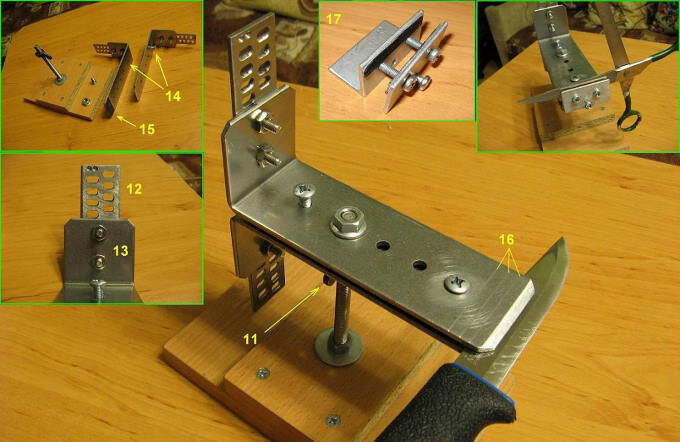 Изготовление станка для заточки ножей своими руками