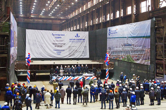 Закладка судна пр.RSD71 «Конструктор Егоров»