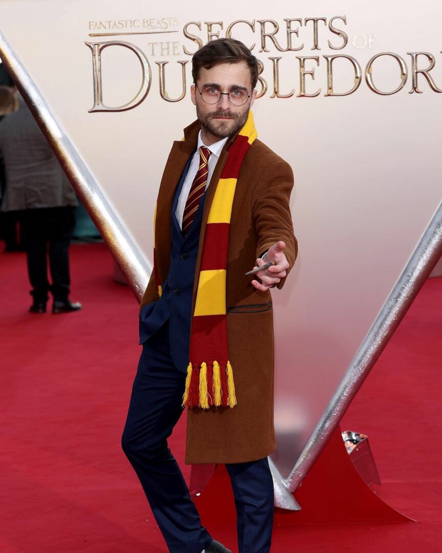 Феликс Лало на премьере фильма "Фантастические твари: Тайны Дамблдора", 2022