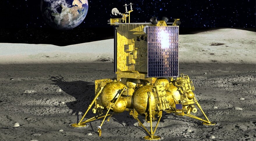 Российский спускаемый аппарат "Луна-25" должен был включать навигационную камеру, предоставленную ЕКА, чтобы помочь ему разработать технологии точной посадки. Предоставлено: НПО имени Лавочкина