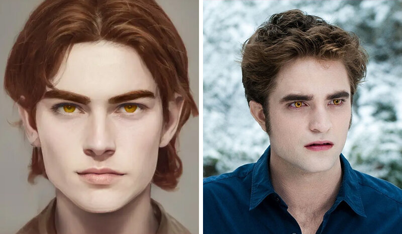 Эдвард Каллен в книге/ в кино