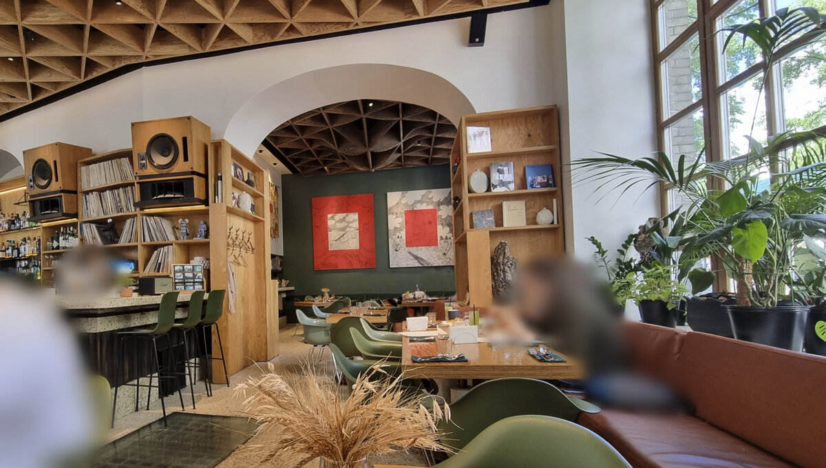 "Flaner", интерьер