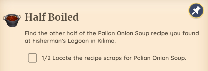 Описание квеста