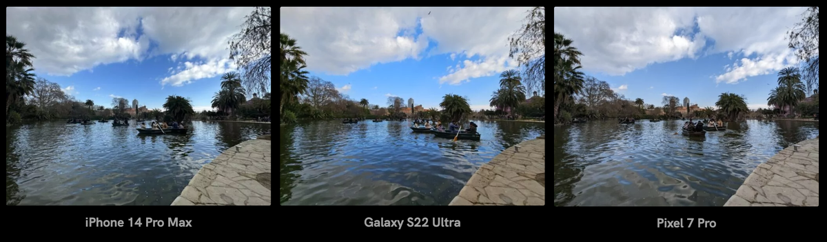 В плане пейзажей и светлых кадров Айфон выигрывает почти всегда