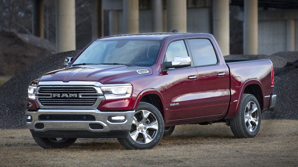    На фото: актуальный пикап Ram 1500 (Laramie Crew Cab)