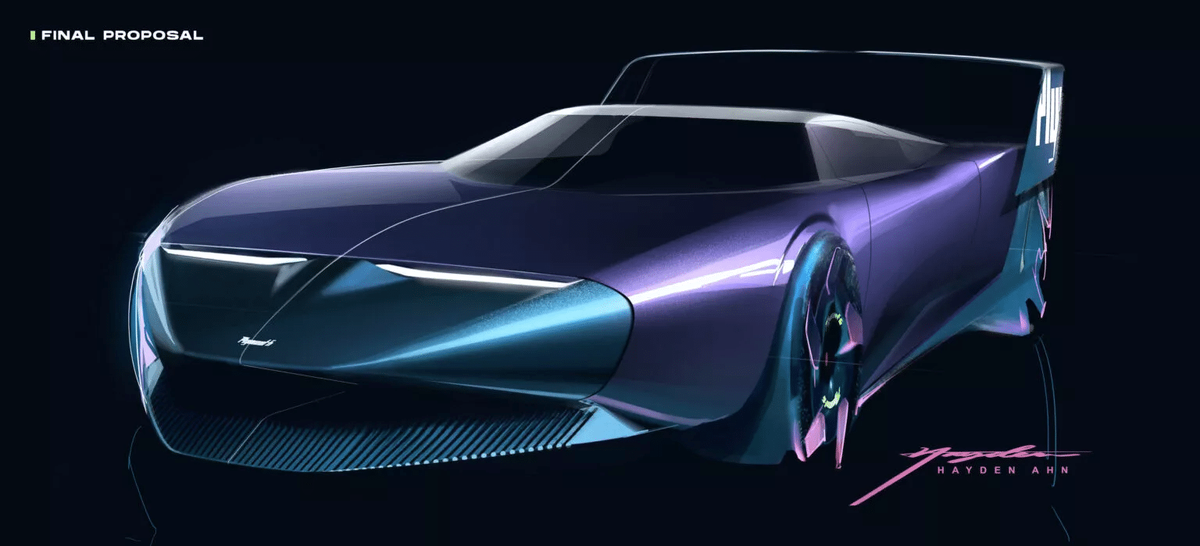    Plymouth Superbird EV 2045  / © Hayden Ahn