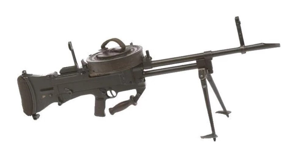 Ручной пулемет Виккерс №2 Мк. I. Вид справа.