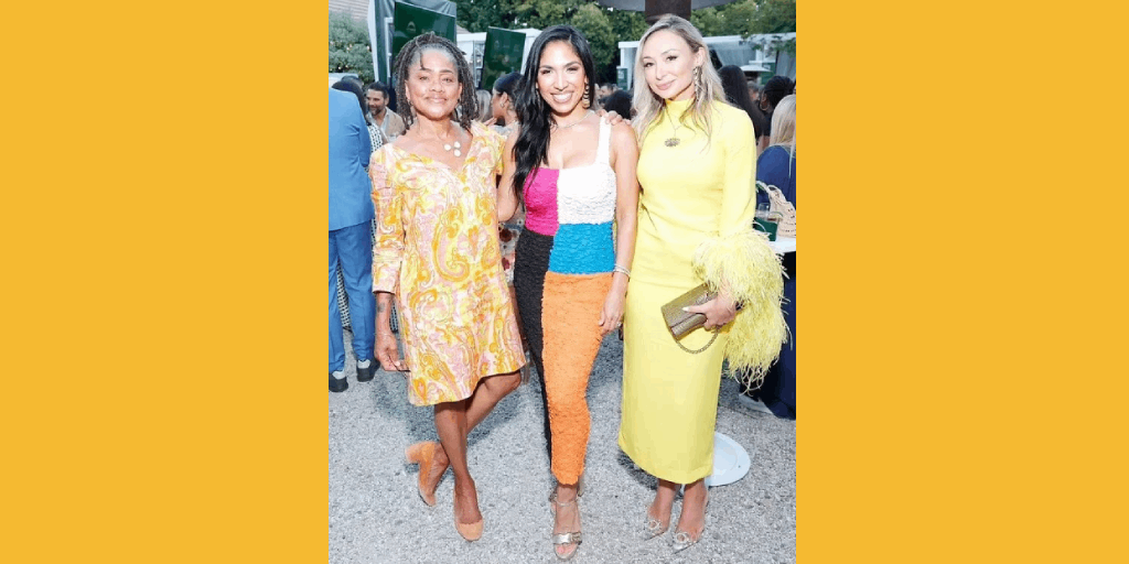 Дория Рэгланд среди знаменитостей. Фото: Getty Images