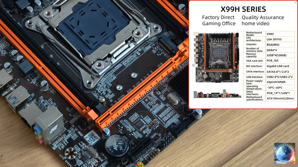 Подключение блока тирания материнской платы atermiter x99