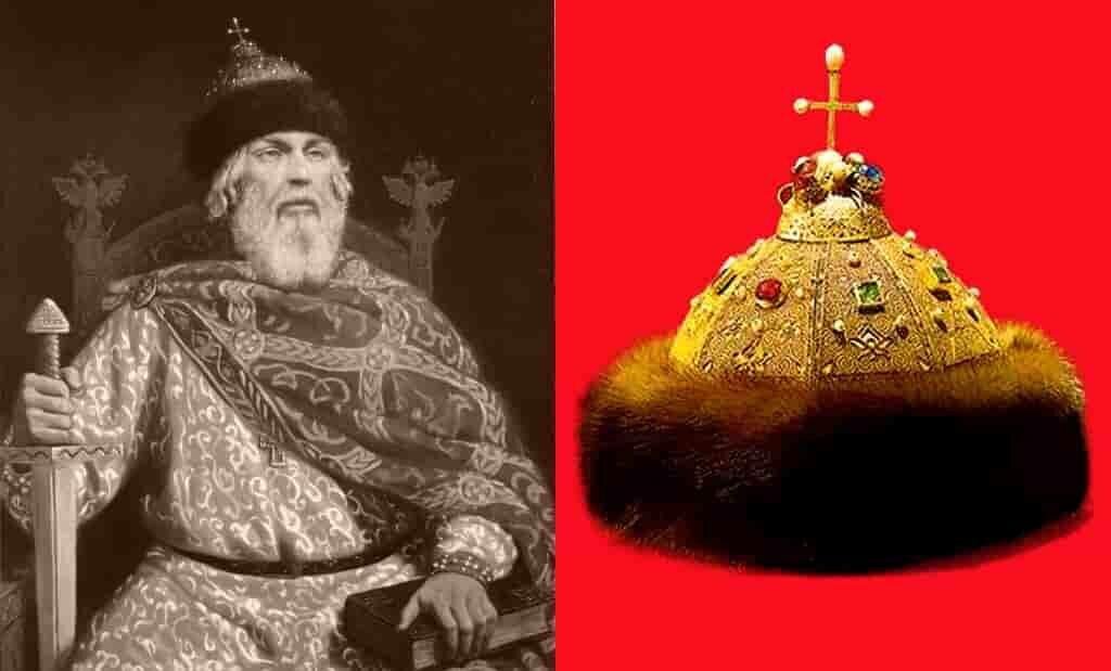 шапка мономаха. шапка мономаха оружейная палата московского кремля. иван калита в шапке мономаха. шапка мономаха. шапка ивана калиты.