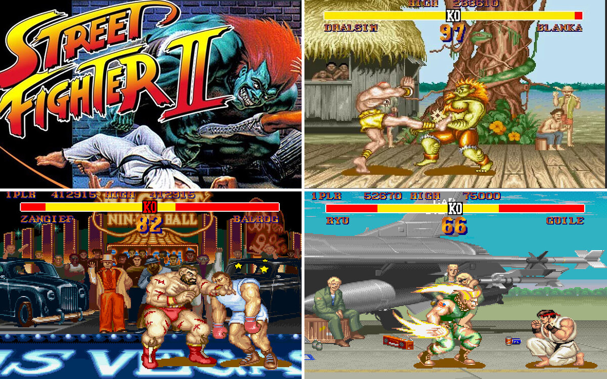 Приемы street fighter 2