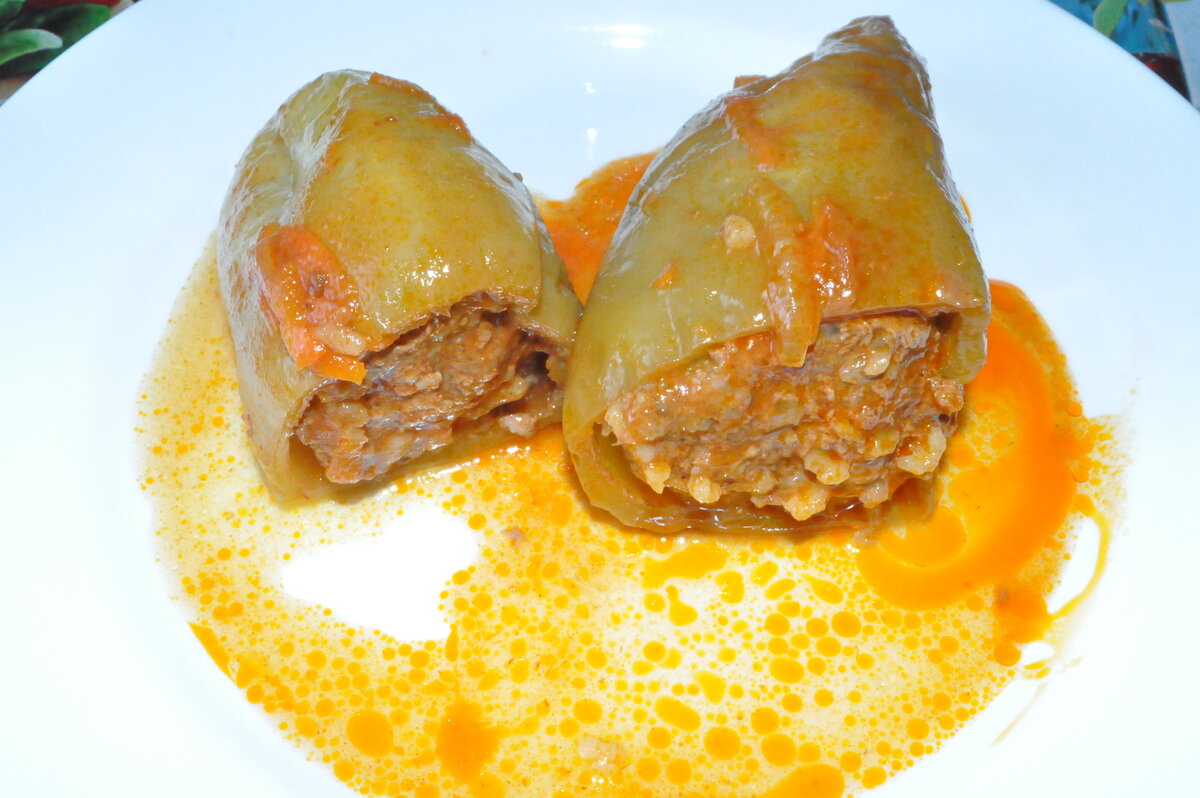 Подлива для перцев фаршированных мясом и рисом