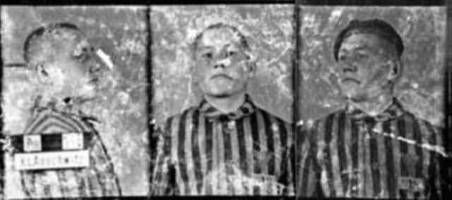К. Печовский. Лагерная фотография.
