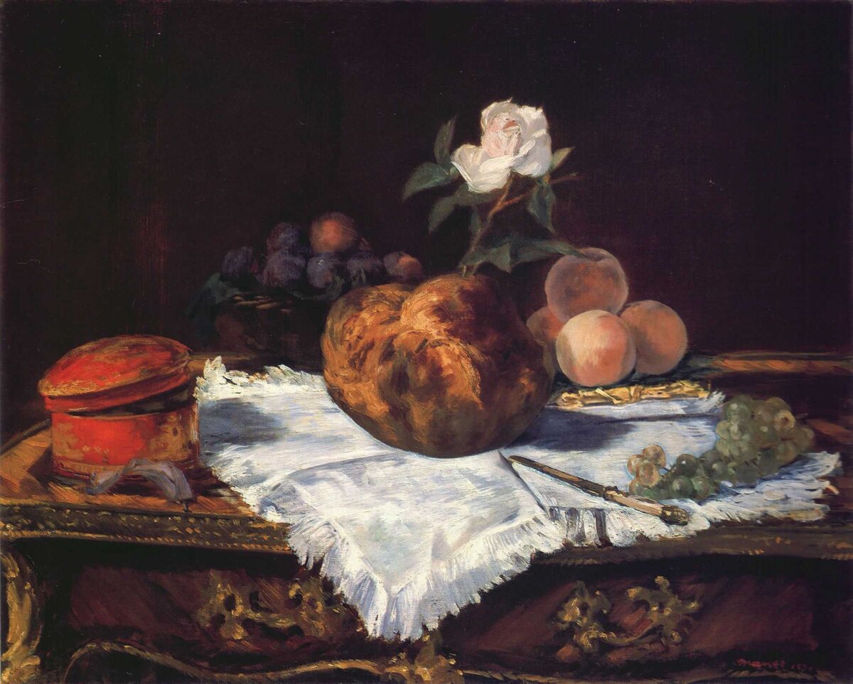 Эдуард Мане – Бриошь  (1870).