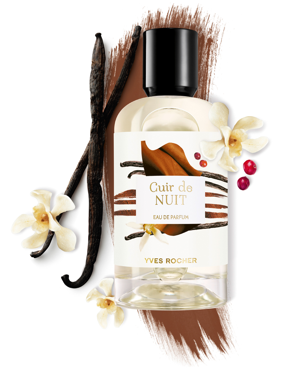 Ароматы ванили кто поет. Духи Yves Rocher Vanille. Духи cuir de nuit. Духи Ив Роше cuir de nuit. Парфюмерная вода cuir de nuit, 100 мл.