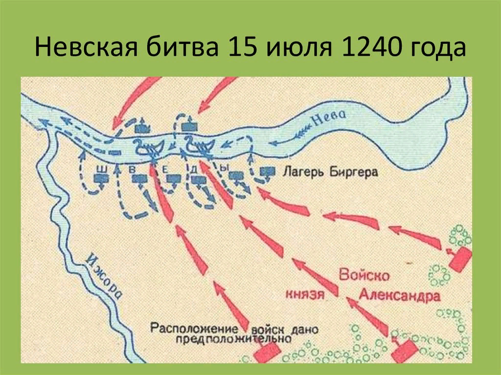 Карта сражения
