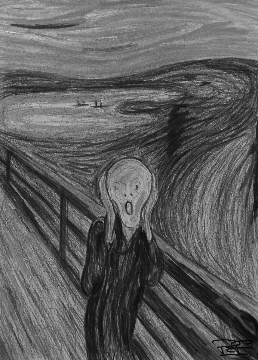 The Scream Van Gogh Original