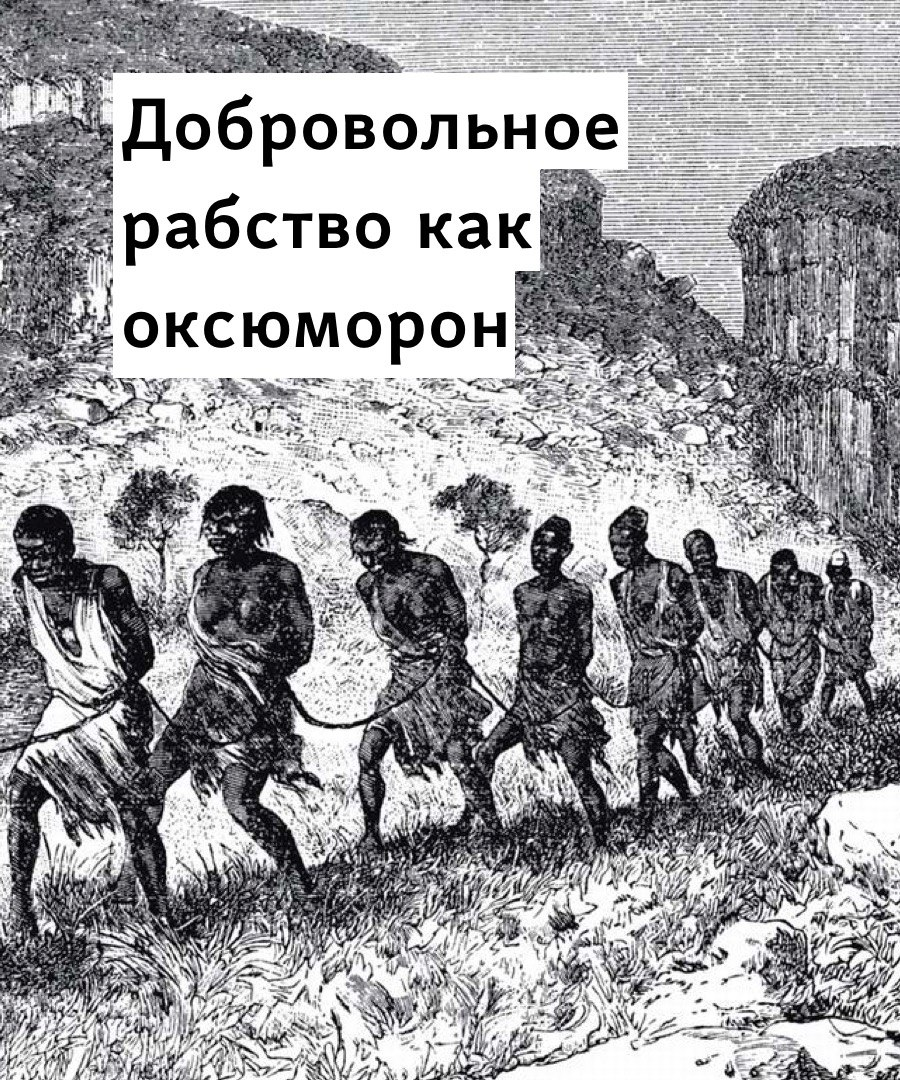 Добровольное рабство как оксюморон | Правый аргумент&Либертарианство | Дзен