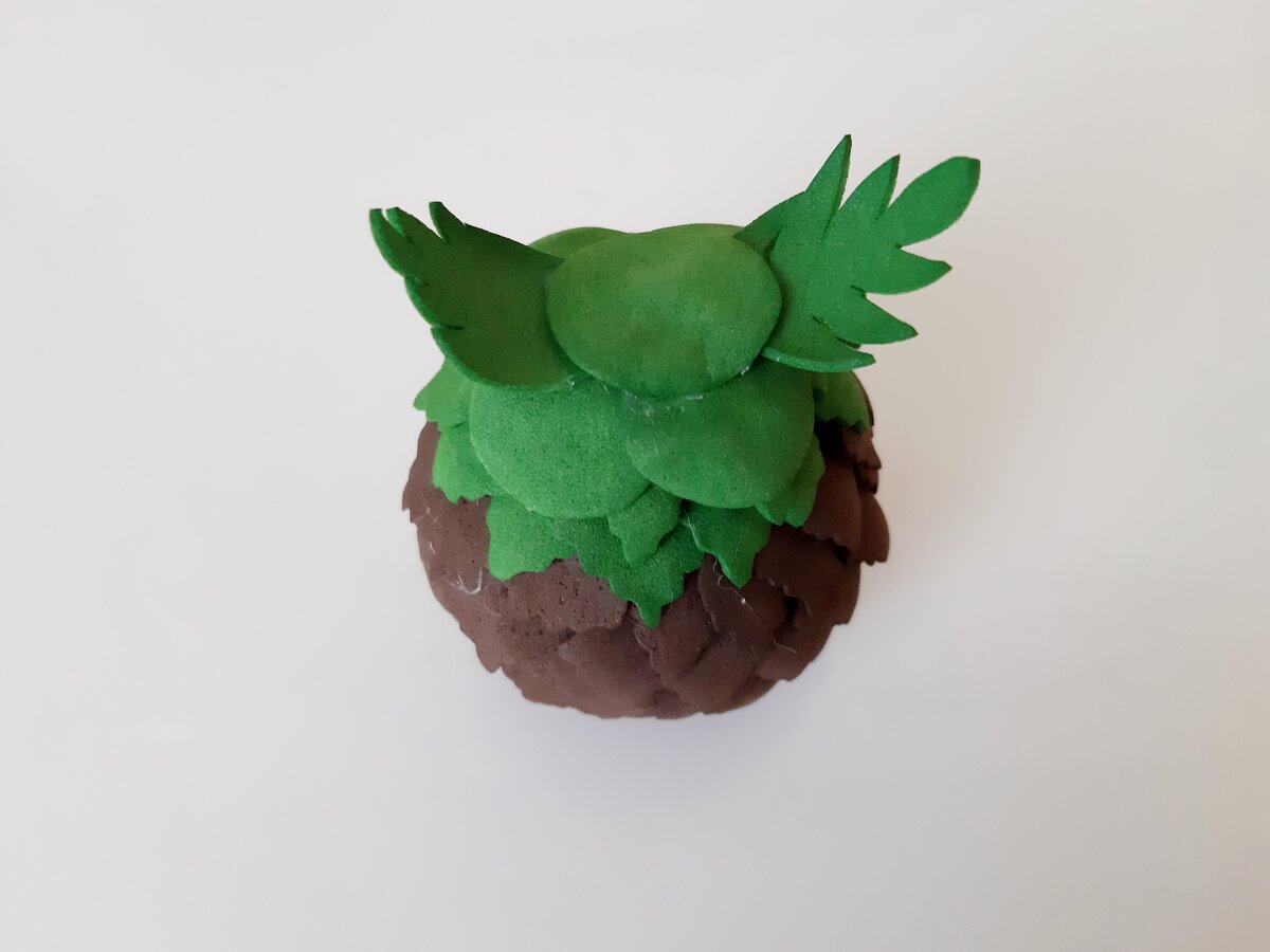 Сова из фоамирана