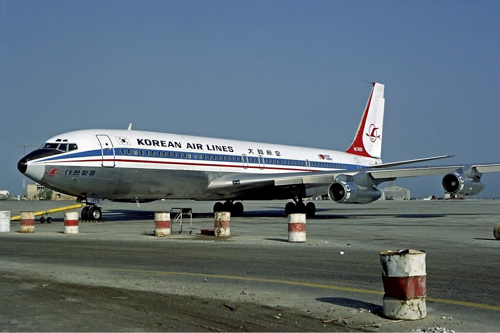 Boeing 707-300 авиакомпании Korean Air Lines