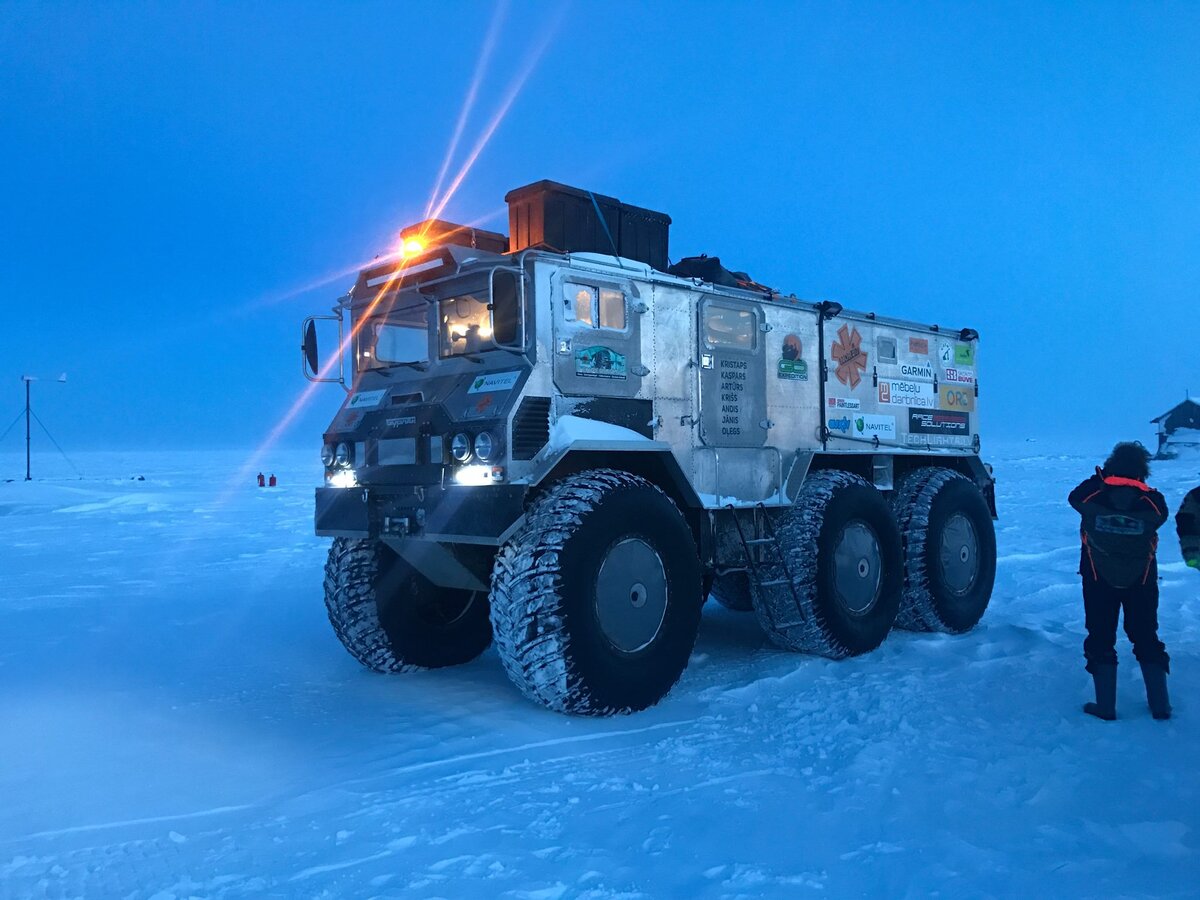 На самом первом «Бурлаке» латыши добрались до острова Белый