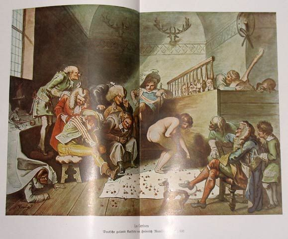Вишни. Немецкая галантная карикатура 1800 г.