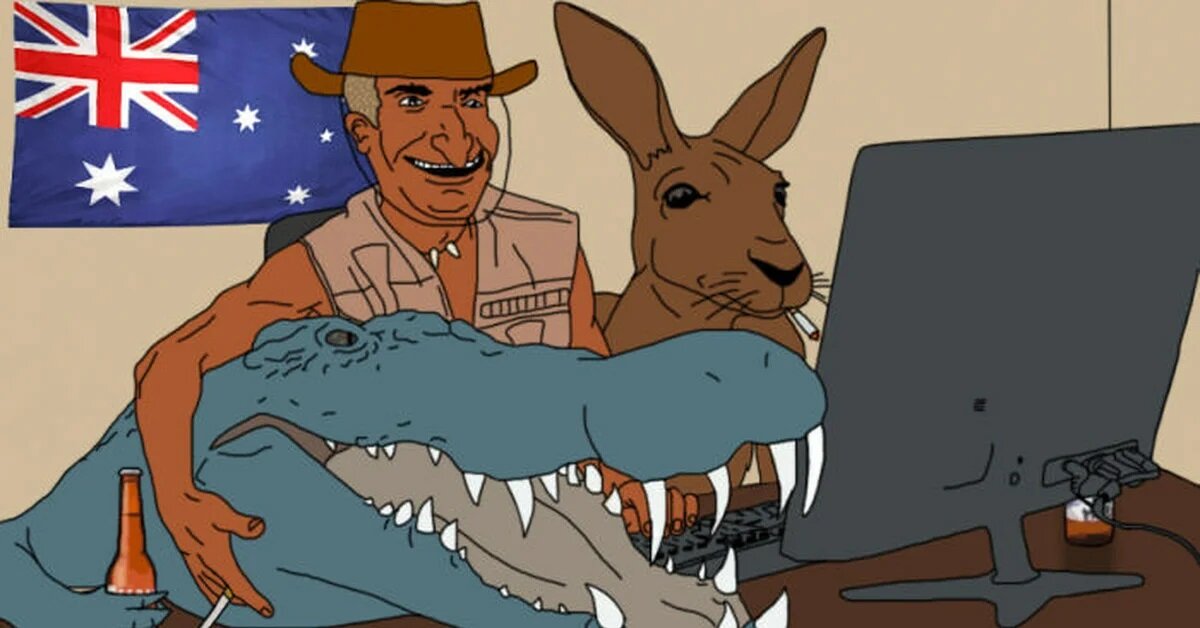 Типичный австралиец по мнению большинства.