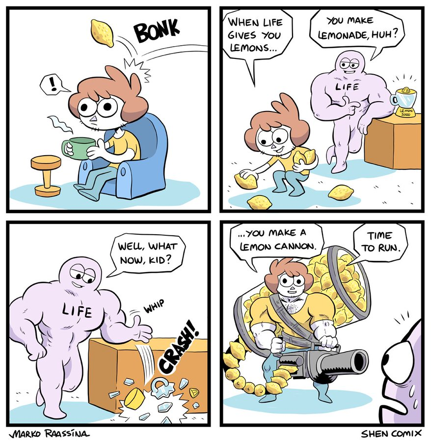 ... или лимонопулемёт.