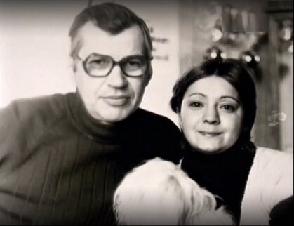 Георгий Бурков с женой Татьяной Ухаровой