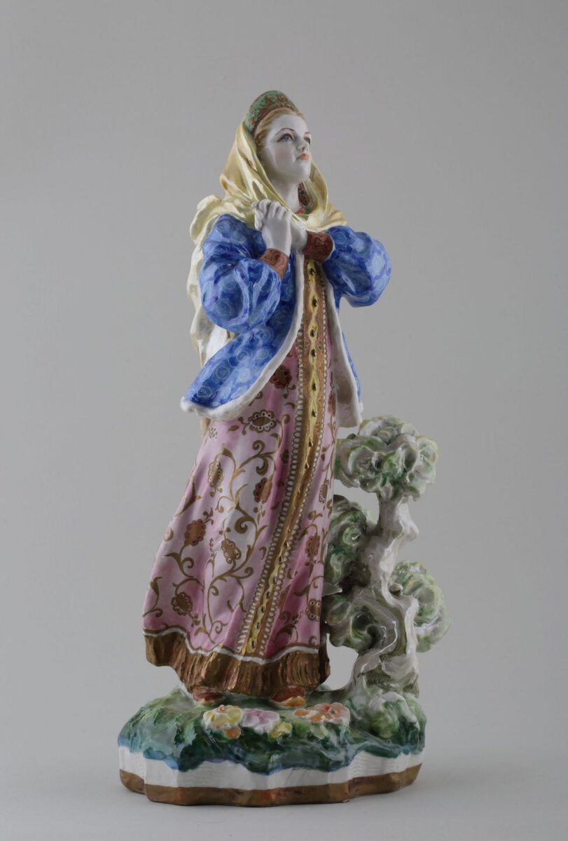 Нина Малышева. Скульптура «Любава» из композиции «Садко». 1950-е. Дулёво. Пермская художественная галерея / К-1479. Источник: permartmuseum.ru