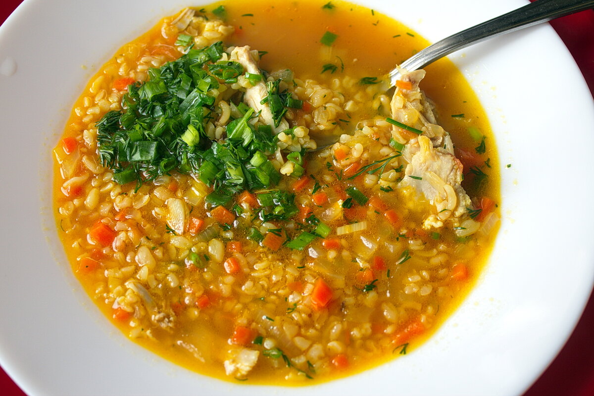 Мой лучший куриный суп с булгуром: Достойная альтернатива рису и перловке