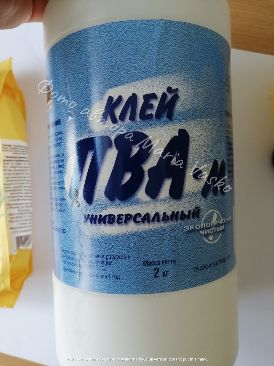 Холодный фарфор без варки из картофельного крахмала