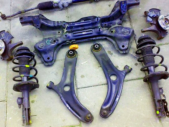 Элементы передней подвески.