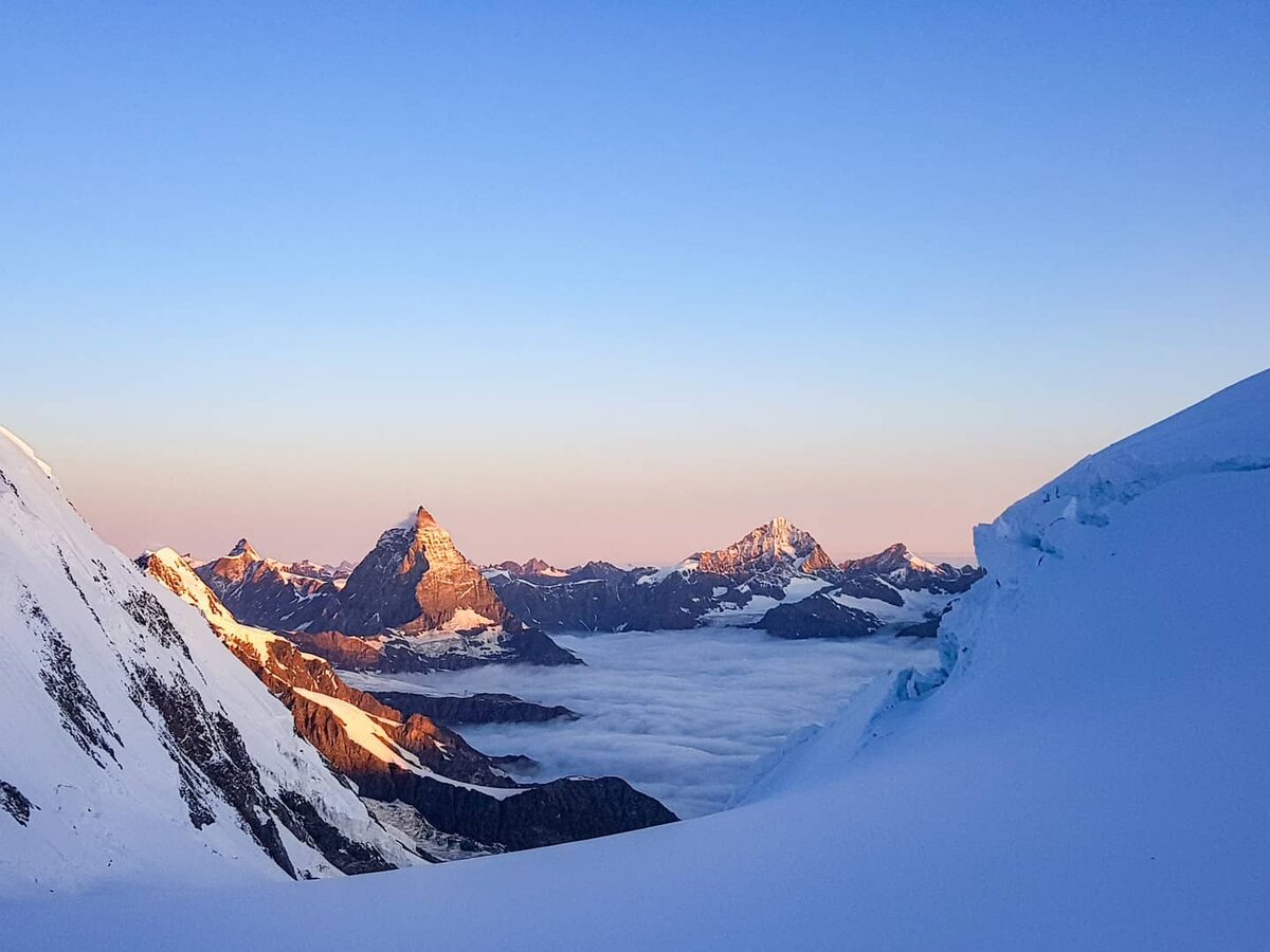 Вид на Маттерхорн из Италии