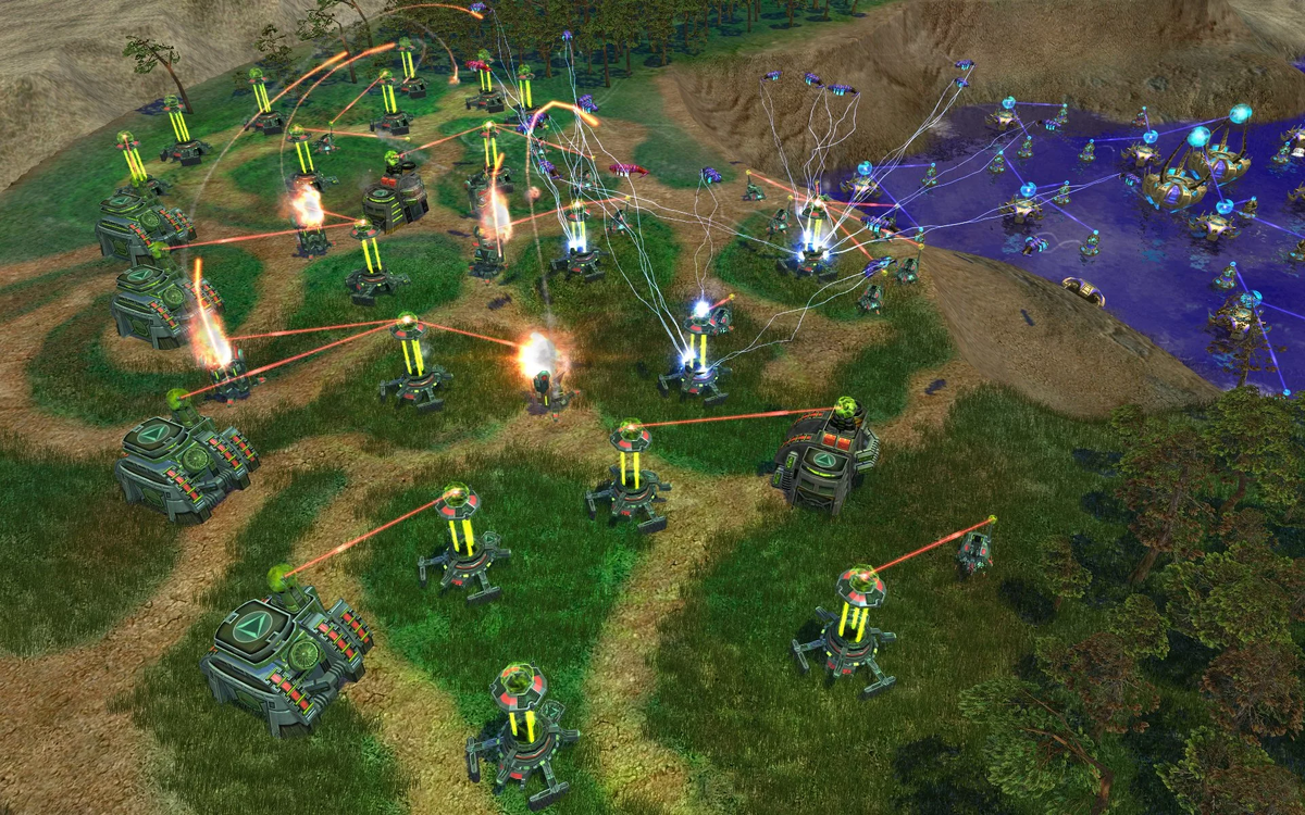 Развитая база в игре