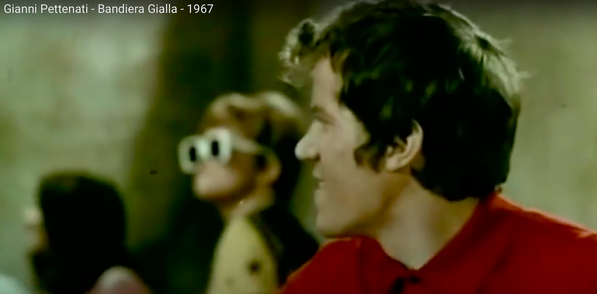 скриншот одного из самых модных клипов в Италии в 60-е