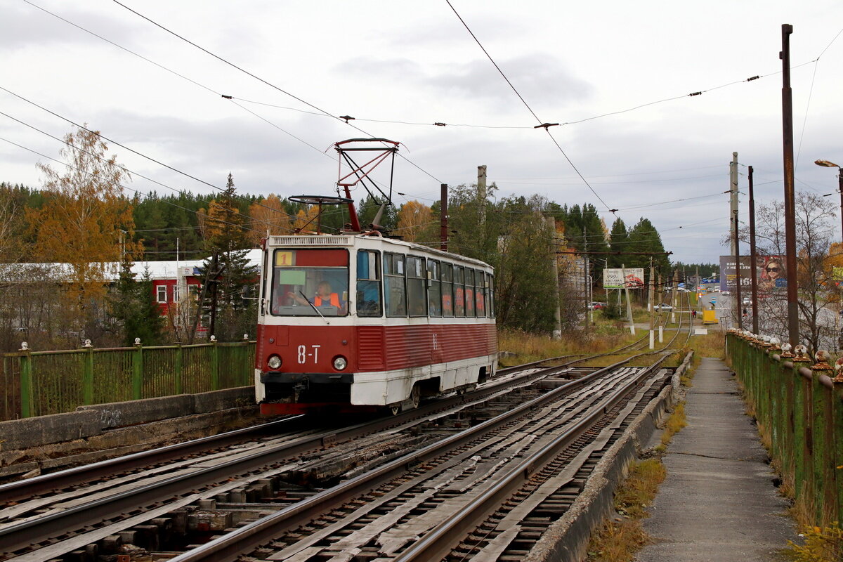 Трамвайный вагон 71-605 в Златоусте, фото с сайта СТТС, автор  focus1965