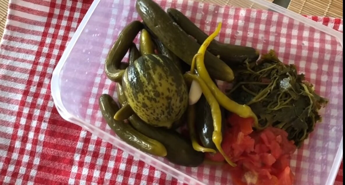 Огурцы по Турецки