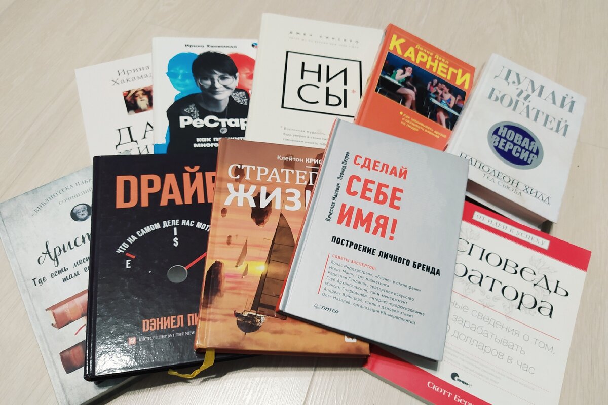 Своя библиотека мотивационных книг