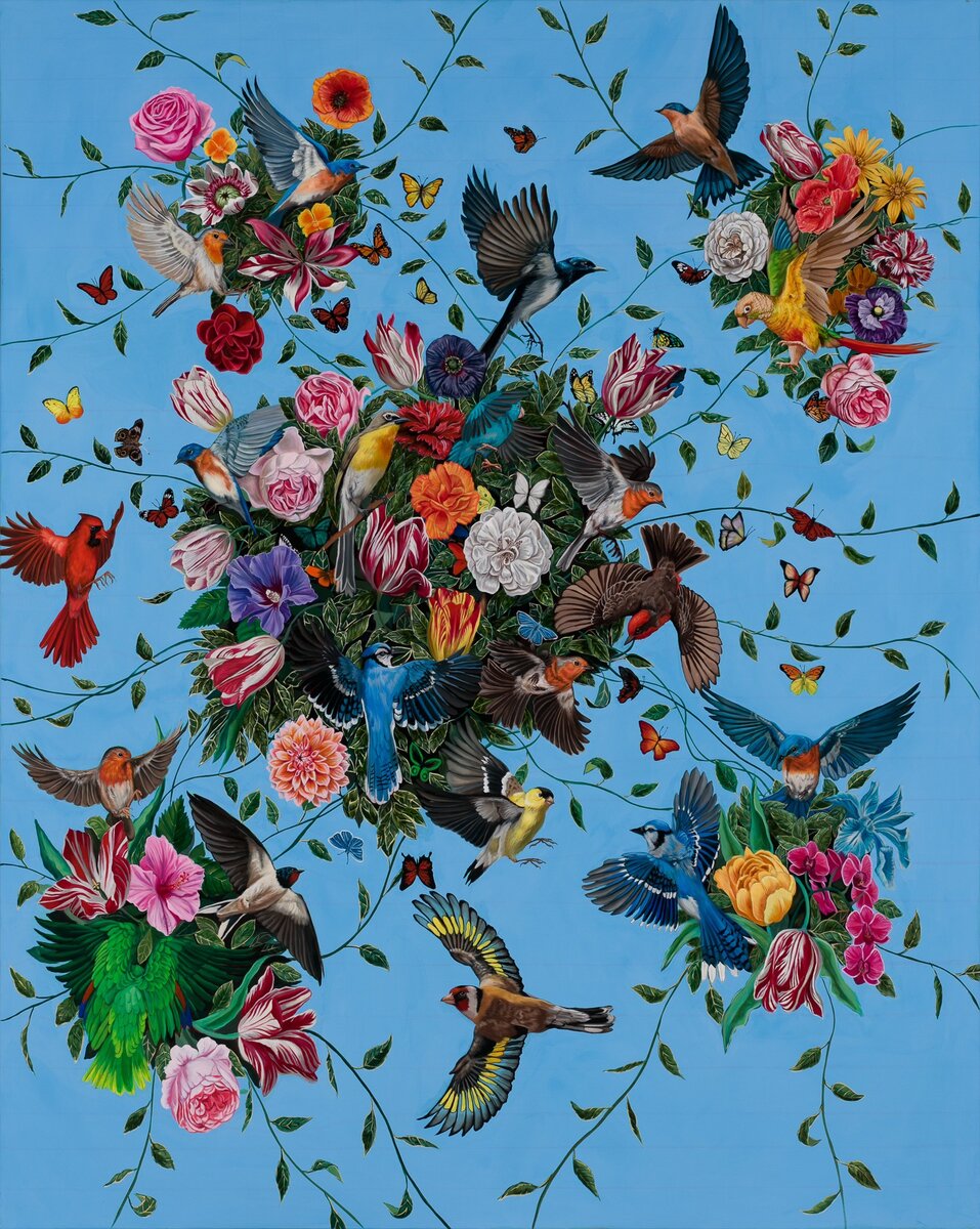 "Open Borders " фото:https://www.abendgallery.com/artist/robin-hextrum