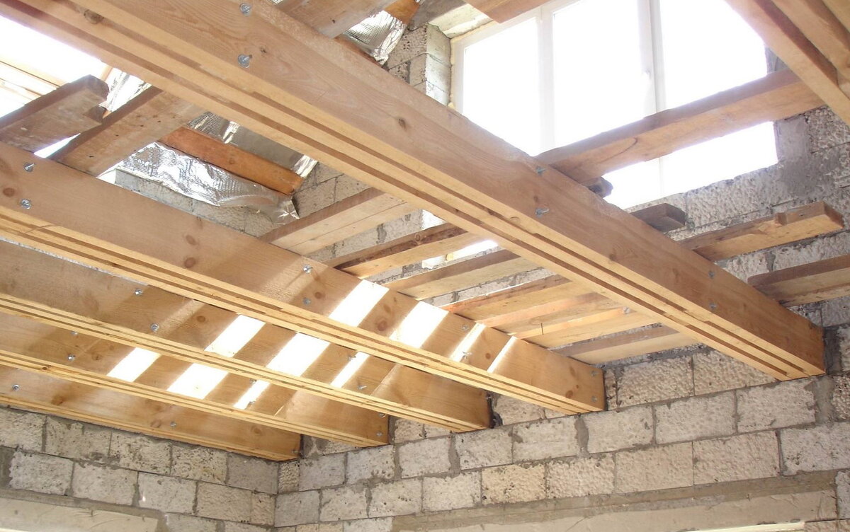 Деревянные перекрытия - недорого и надежно