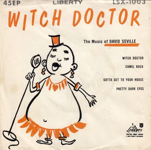Обложка сингла "Witch Doctor" Росса Багдасаряна, американского певца, автора песен, продюсера и актера, выпущенный им под псевдонимом David Seville